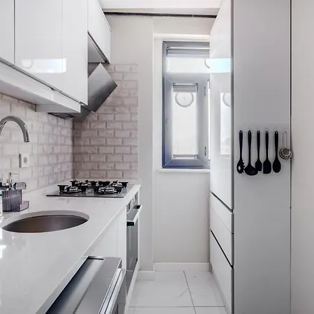 Sea View Duplex W Terrace In Goldenhorn شقة اسطنبول